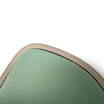 Hermes Oran Flat Sandals Shoes Leather Light Green — view 5