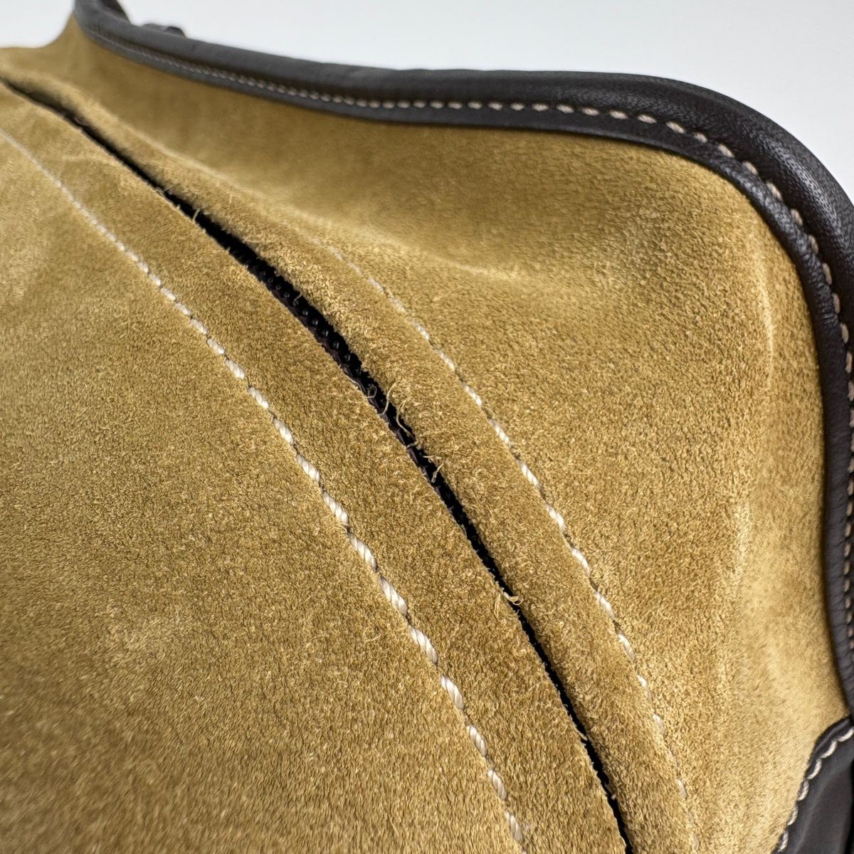 Loewe Amazona 28 Anagram Handbag Suede Brown — view 6
