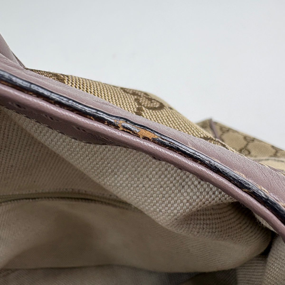Gucci GG Pattern Ski Tote Canvas Beige Brown — view 8