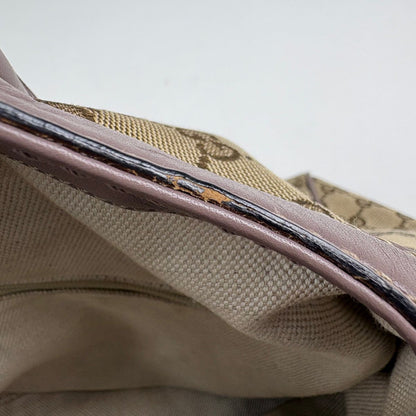 Gucci GG Pattern Ski Tote Canvas Beige Brown — view 8