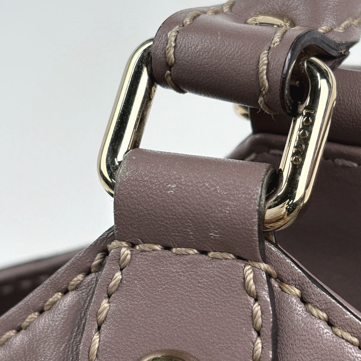 Gucci GG Pattern Ski Tote Canvas Beige Brown — view 5