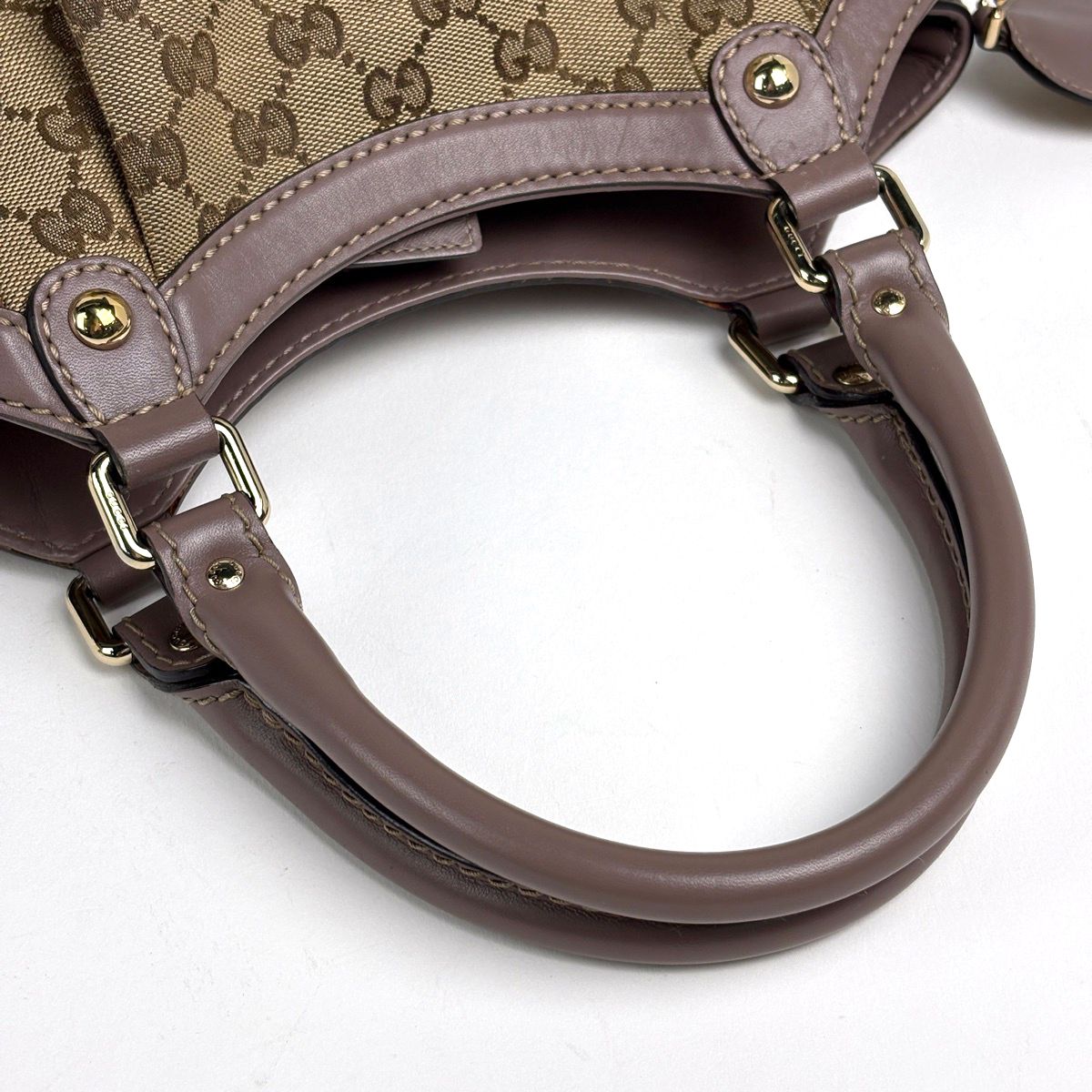 Gucci GG Pattern Ski Tote Canvas Beige Brown — view 7