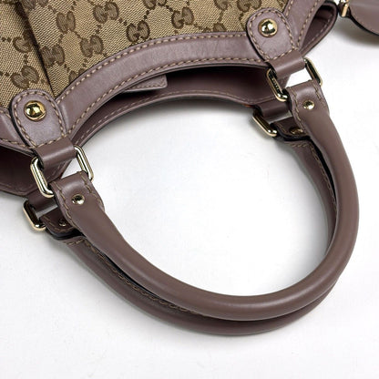 Gucci GG Pattern Ski Tote Canvas Beige Brown — view 7