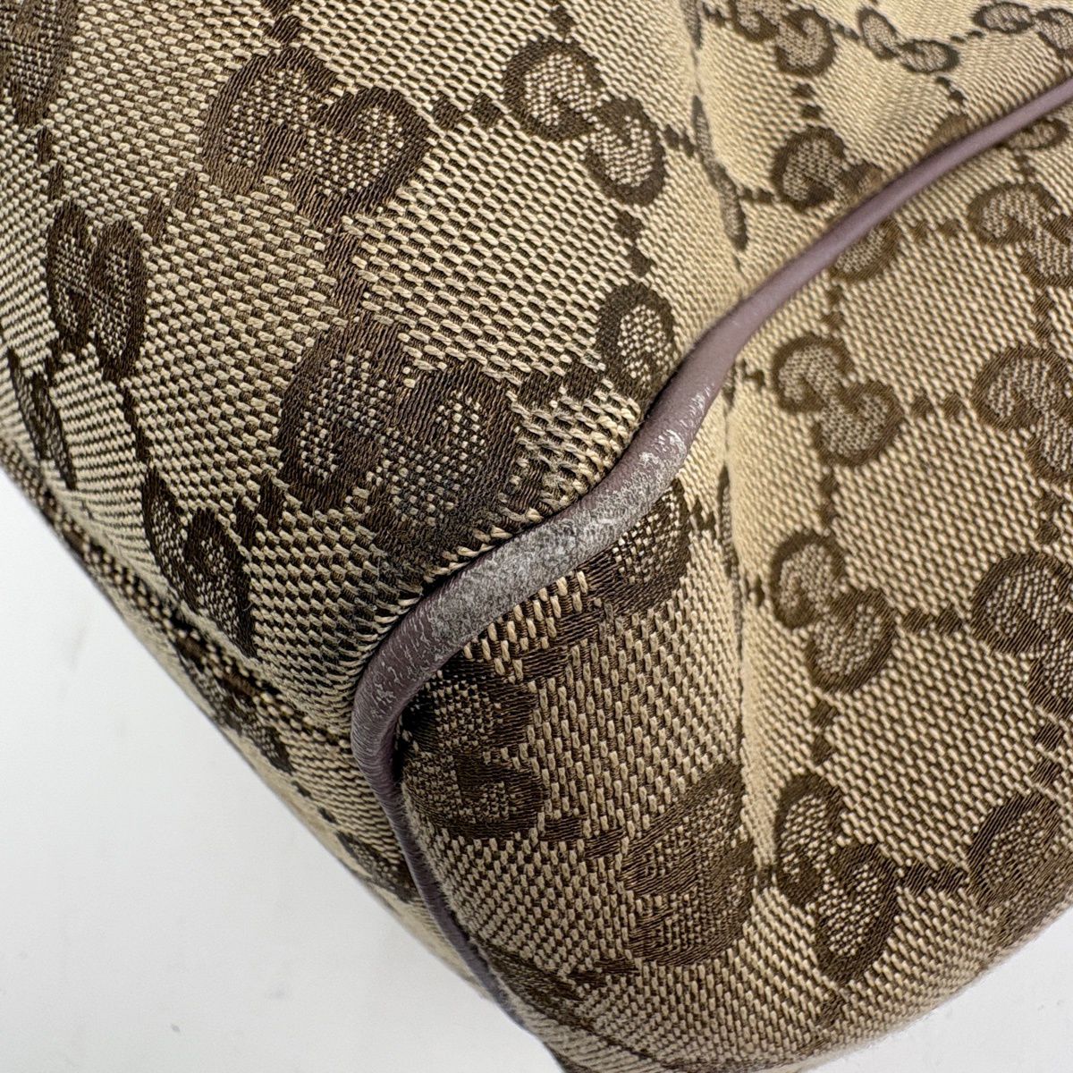 Gucci GG Pattern Ski Tote Canvas Beige Brown — view 3