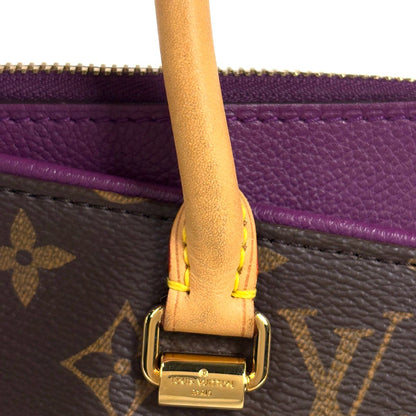 Louis Vuitton Pallas 2-Way Handbag Monogram Brown Amethyst — view 5