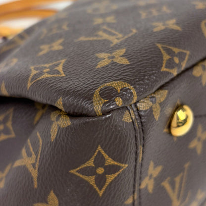 Louis Vuitton Pallas 2-Way Handbag Monogram Brown Amethyst — view 3