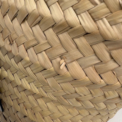 Loewe Basket Anagram Palm Leaf Tote Raffia Natural White — view 5