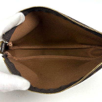 Louis Vuitton Pochette Makeup Cosmetics Pouch Monogram Brown — view 8