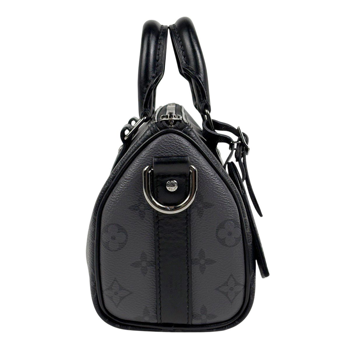 Louis Vuitton Keepall Bandouliere 25 2-Way Monogram Reverse Tote Eclipse Noir — view 2