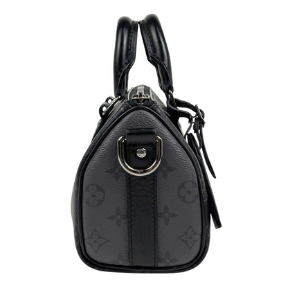 Louis Vuitton Keepall Bandouliere 25 2-Way Monogram Reverse Tote Eclipse Noir — view 2