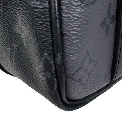 Louis Vuitton Keepall Bandouliere 25 2-Way Monogram Reverse Tote Eclipse Noir — view 8