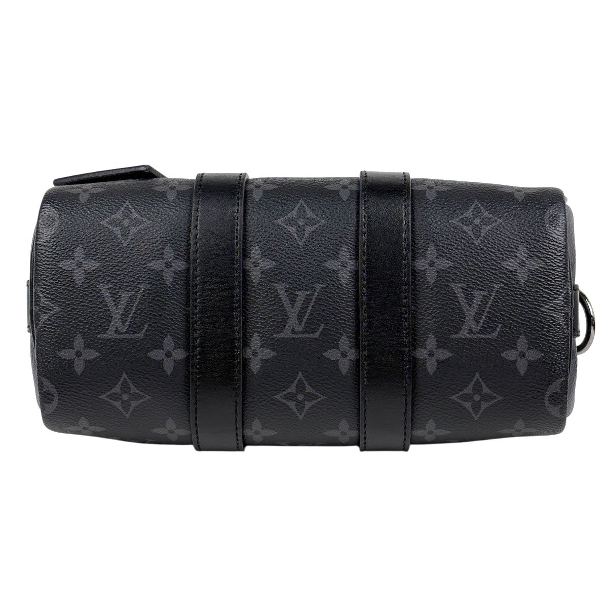 Louis Vuitton Keepall Bandouliere 25 2-Way Monogram Reverse Tote Eclipse Noir — view 5