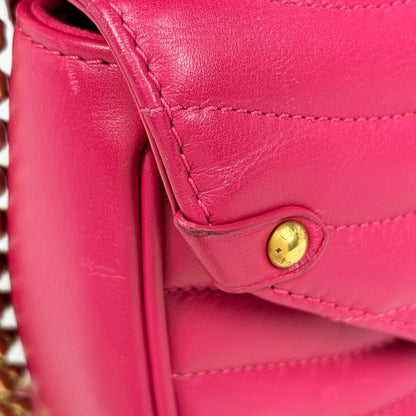 Louis Vuitton New Wave Chain MM 2-Way Shoulder Bag Leather Freesia — view 6
