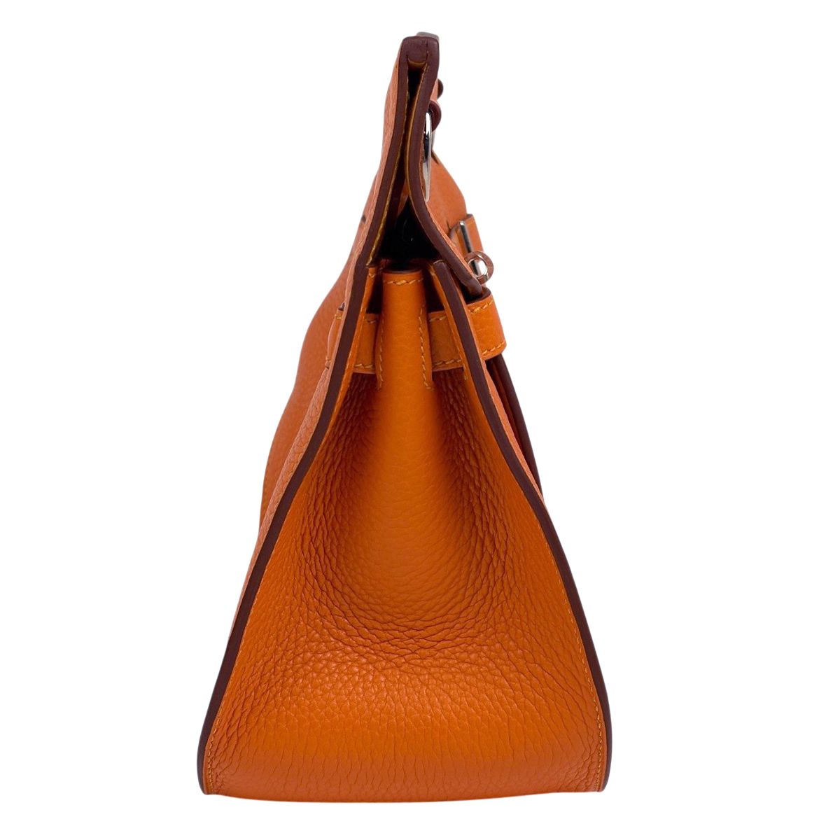 Hermes Gipsiere 28 Shoulder Bag Taurillon Clemence Orange Mutard — view 4