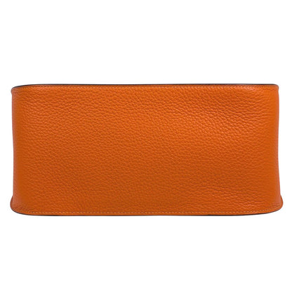 Hermes Gipsiere 28 Shoulder Bag Taurillon Clemence Orange Mutard — view 5