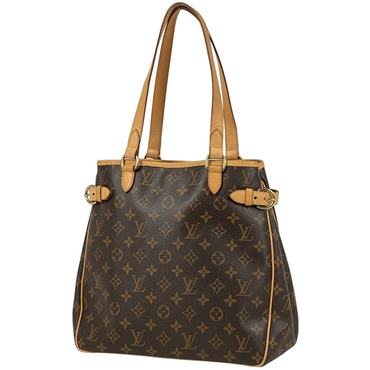 Louis Vuitton Batignolles Vertical Shoulder Bag Tote Monogram Brown