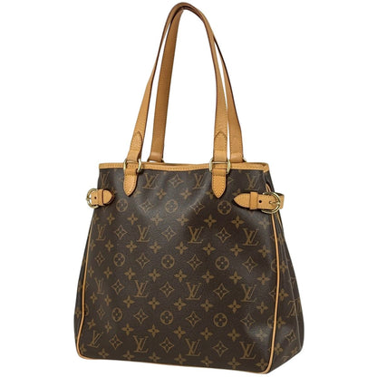 Louis Vuitton Batignolles Vertical Shoulder Bag Tote Monogram Brown