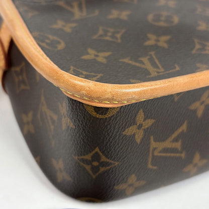 Louis Vuitton Sologne Crossbody Shoulder Bag Monogram Brown — view 3