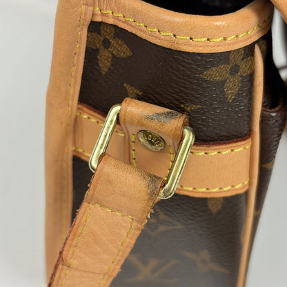 Louis Vuitton Sologne Crossbody Shoulder Bag Monogram Brown — view 4