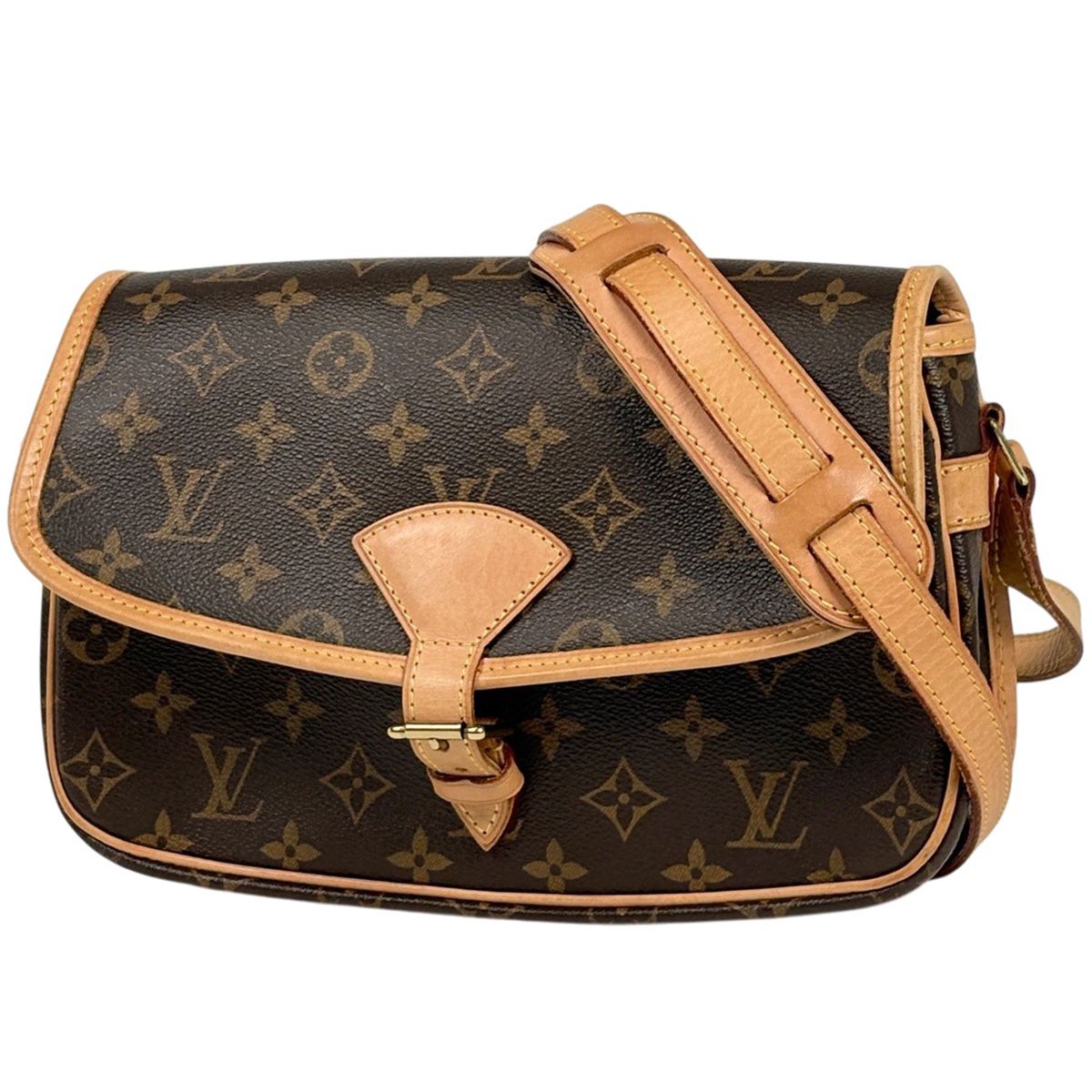 Louis Vuitton Sologne Crossbody Shoulder Bag Monogram Brown