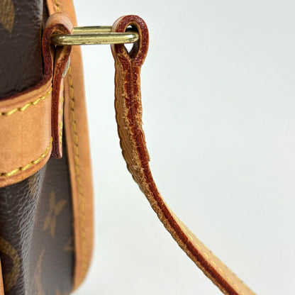 Louis Vuitton Sologne Crossbody Shoulder Bag Monogram Brown — view 6
