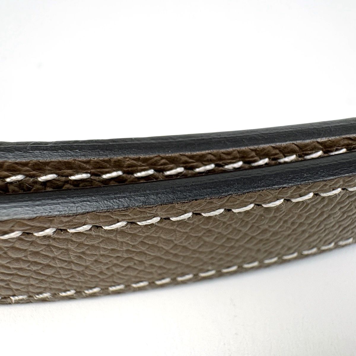 Hermes Kelly Belt Veau Epsom Gray — view 3