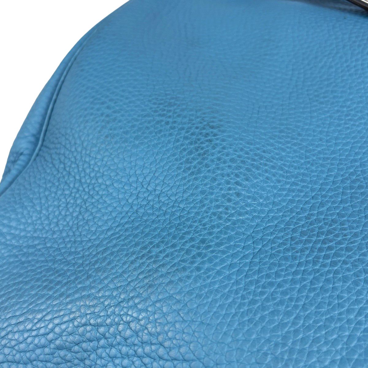 Hermes Kelly 50 Voyage 2-Way Handbag Togo Blue Jean — view 7