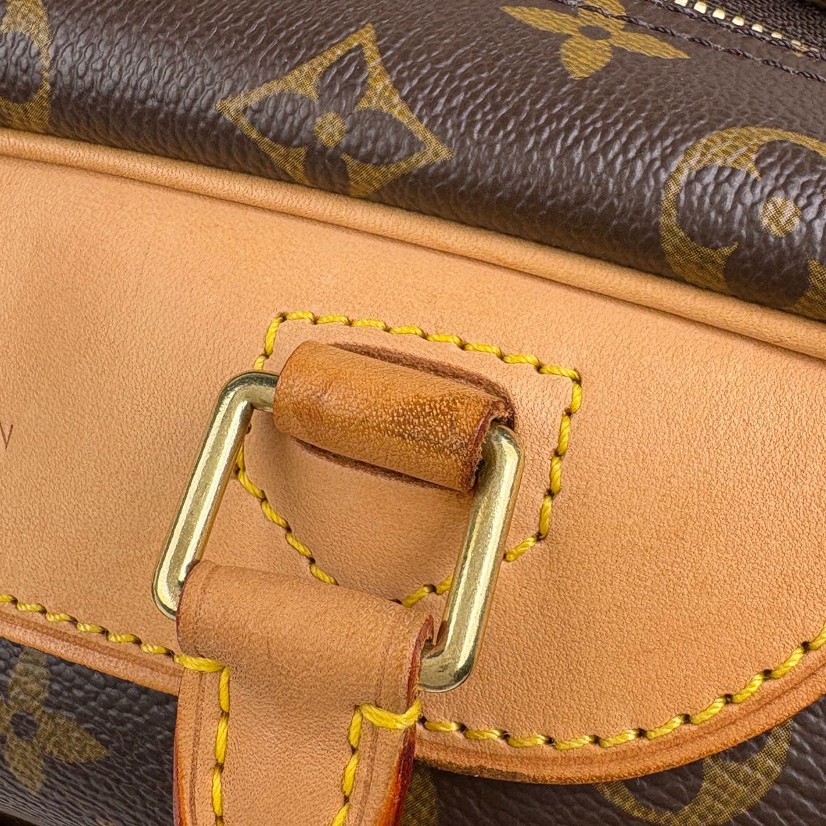 Louis Vuitton Deauville Handbag Bowling Vanity Monogram Brown — view 5