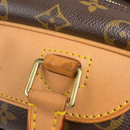Louis Vuitton Deauville Handbag Bowling Vanity Monogram Brown — view 5
