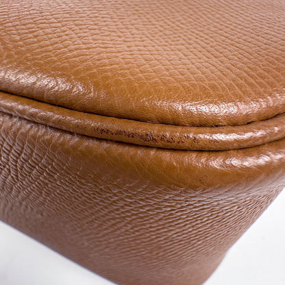 Hermes Saco Shoulder Bag Courchevel Brown — view 3
