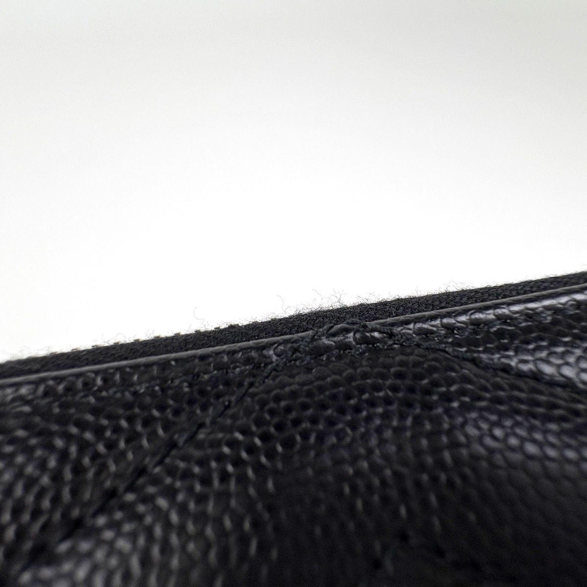 Saint Laurent Monogram Compact Zip Around Wallet Bifold Leather Black — view 5