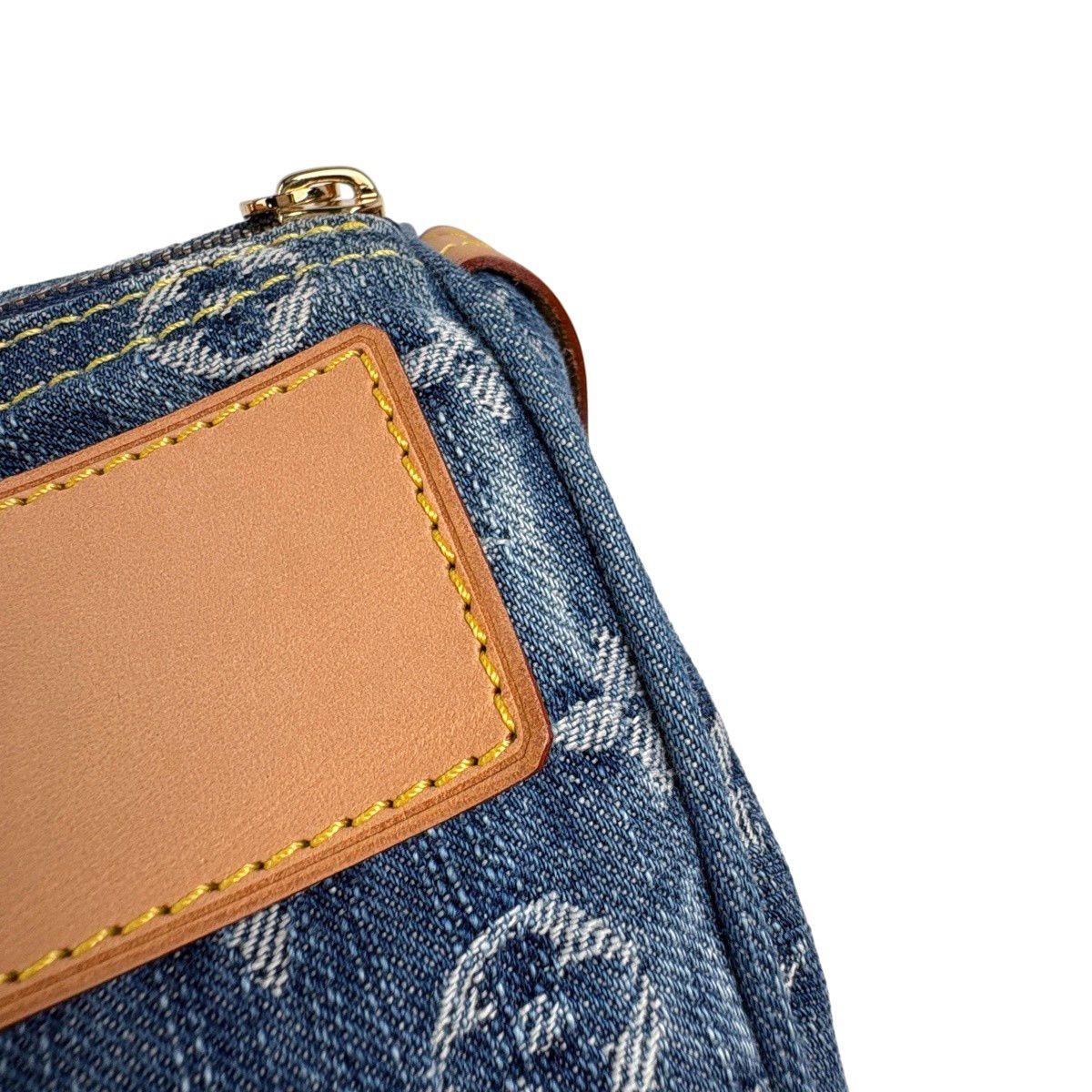 Louis Vuitton Neo Speedy Boston Bag Monogram Denim Blue — view 9