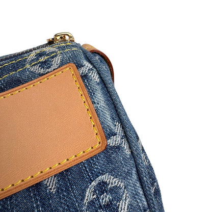 Louis Vuitton Neo Speedy Boston Bag Monogram Denim Blue — view 9