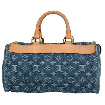 Louis Vuitton Neo Speedy Boston Bag Monogram Denim Blue — view 3