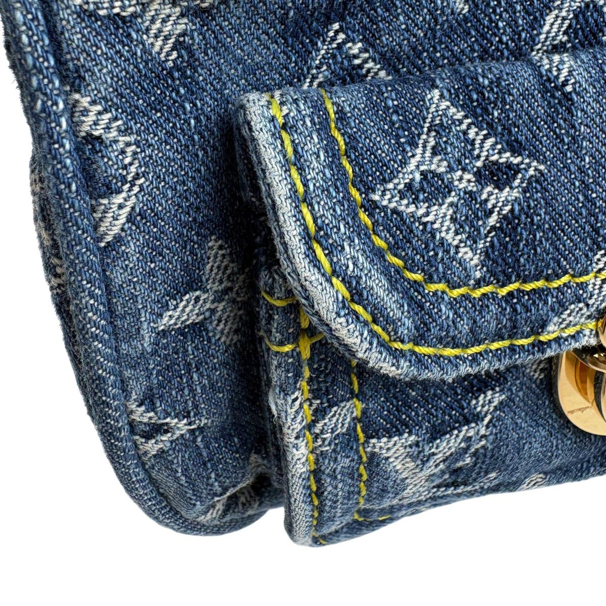 Louis Vuitton Neo Speedy Boston Bag Monogram Denim Blue — view 7