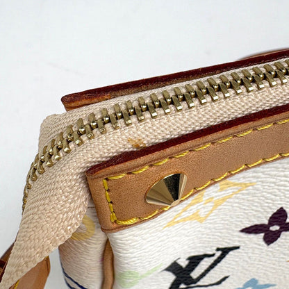 Louis Vuitton Pochette 2-Way Shoulder Bag Studs Pouch Monogram Multicolor Blanc — view 6