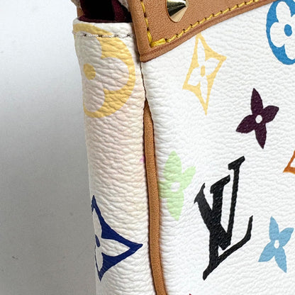 Louis Vuitton Pochette 2-Way Shoulder Bag Studs Pouch Monogram Multicolor Blanc — view 5