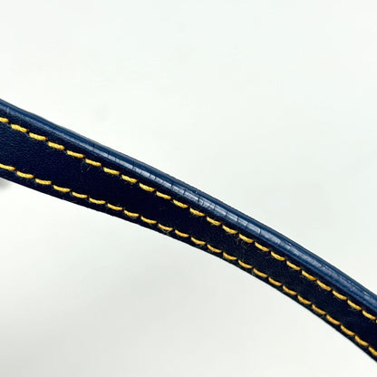 Dior Trotter Pattern Saddle Bag Canvas Navy — view 6