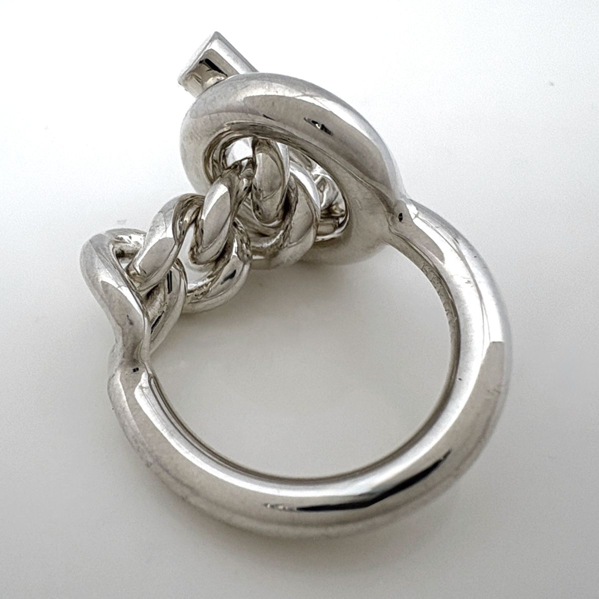 Hermes Croisette GM 15 925 Sterling Silver Ring — view 3