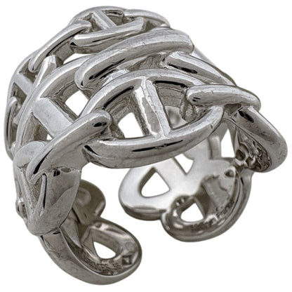 Hermes Chaine D'ancre GM Ring 925 Sterling Silver
