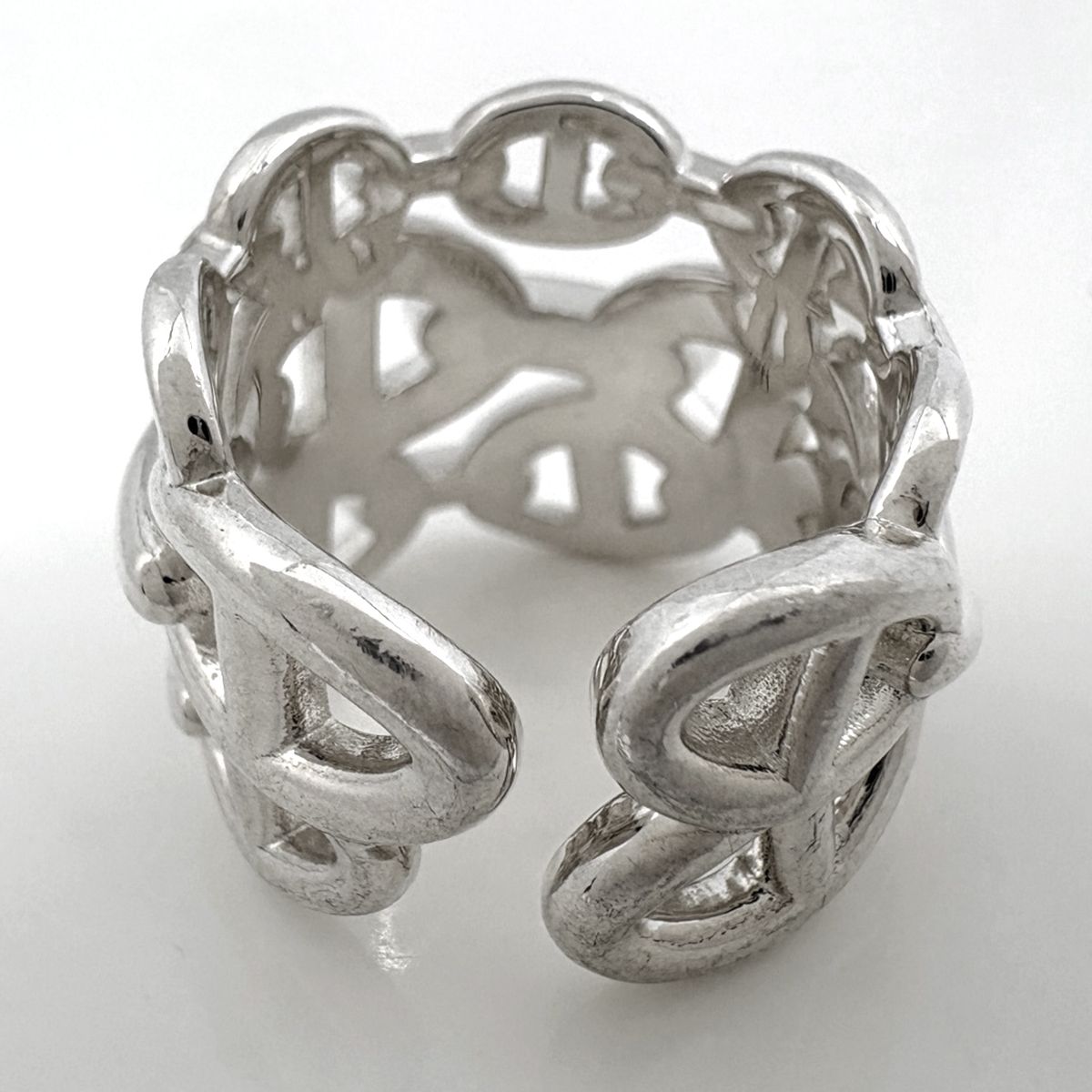 Hermes Chaine D'ancre GM Ring 925 Sterling Silver — view 3