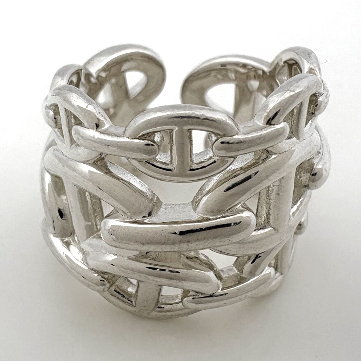 Hermes Chaine D'ancre GM Ring 925 Sterling Silver — view 2