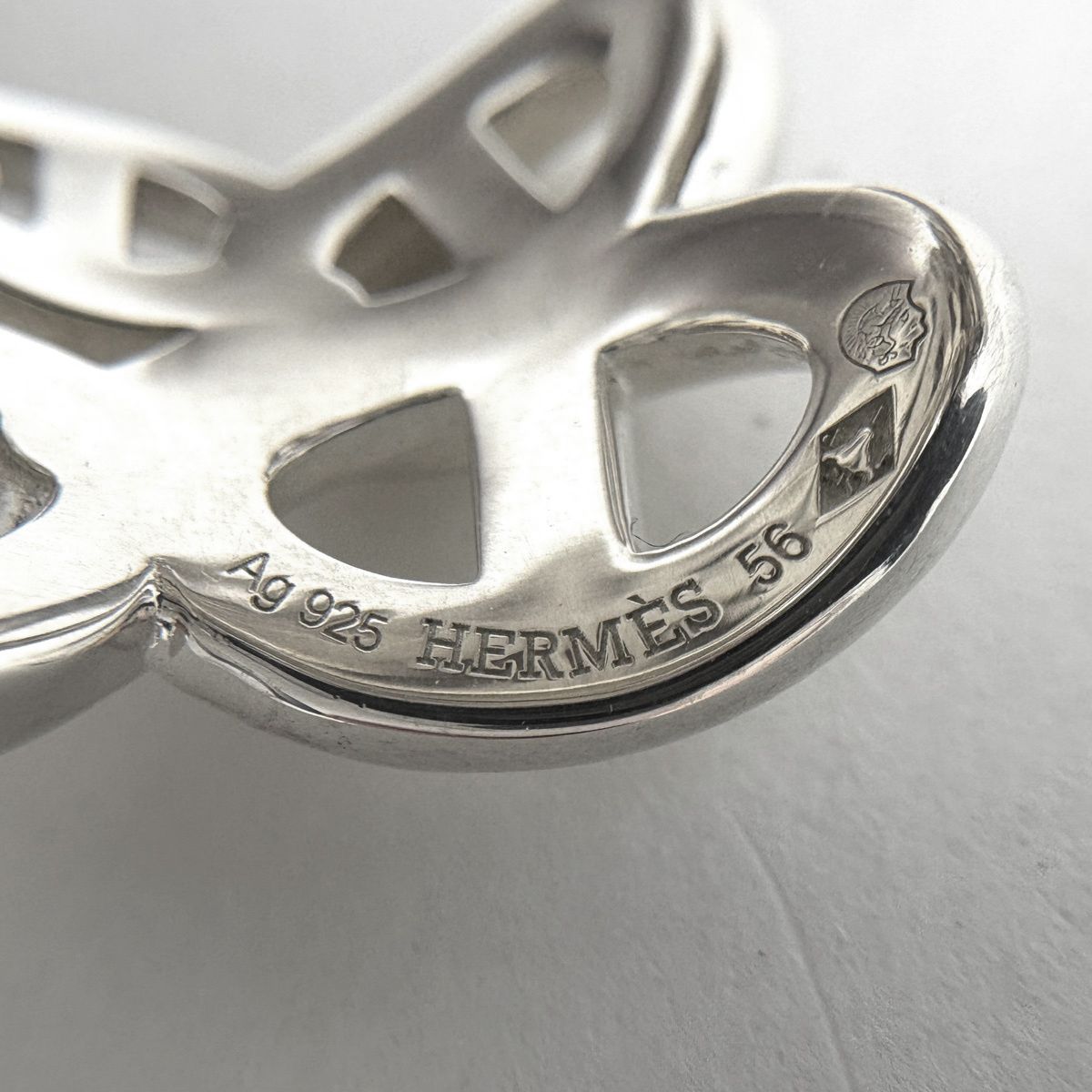 Hermes Chaine D'ancre GM Ring 925 Sterling Silver — view 5
