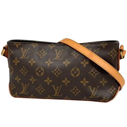Louis Vuitton Trotteur Pochette Shoulder Bag Monogram Brown