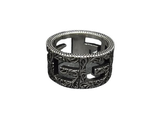 Gucci Ring Square Arabesque Silver