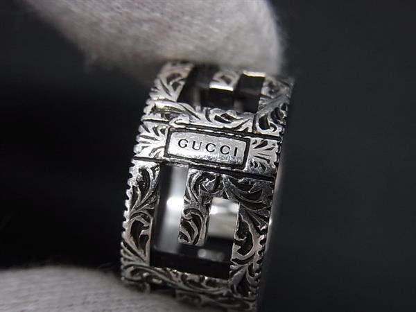 Gucci Ring Square Arabesque Silver — view 4