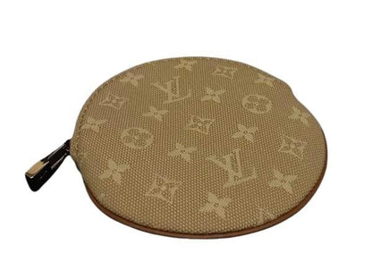 Louis Vuitton Coin Case Porte-Monnaie Long Beige Monogram Mini Gold