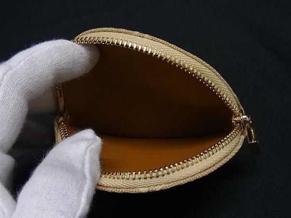 Louis Vuitton Coin Case Porte-Monnaie Long Beige Monogram Mini Gold — view 3
