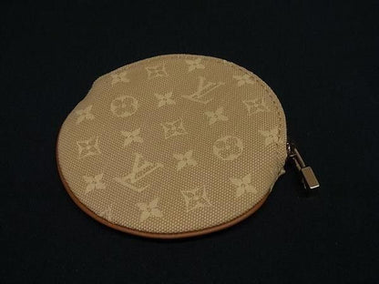 Louis Vuitton Coin Case Porte-Monnaie Long Beige Monogram Mini Gold — view 2