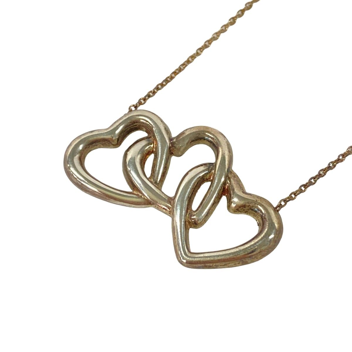 Tiffany & Co Necklace Triple Open Silver
